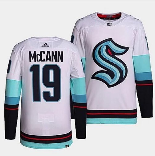 Seattle Kraken #19 Jared McCann White Stitched Jersey - Zenithce