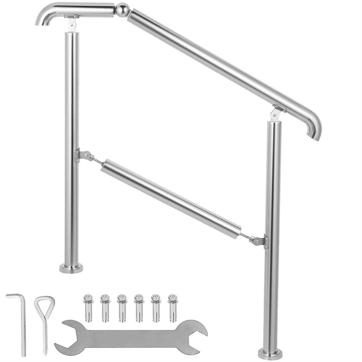 VEVOR Adjustable Stair Handrail BXGLTFS3BDLZ00001V0 - Zenithce
