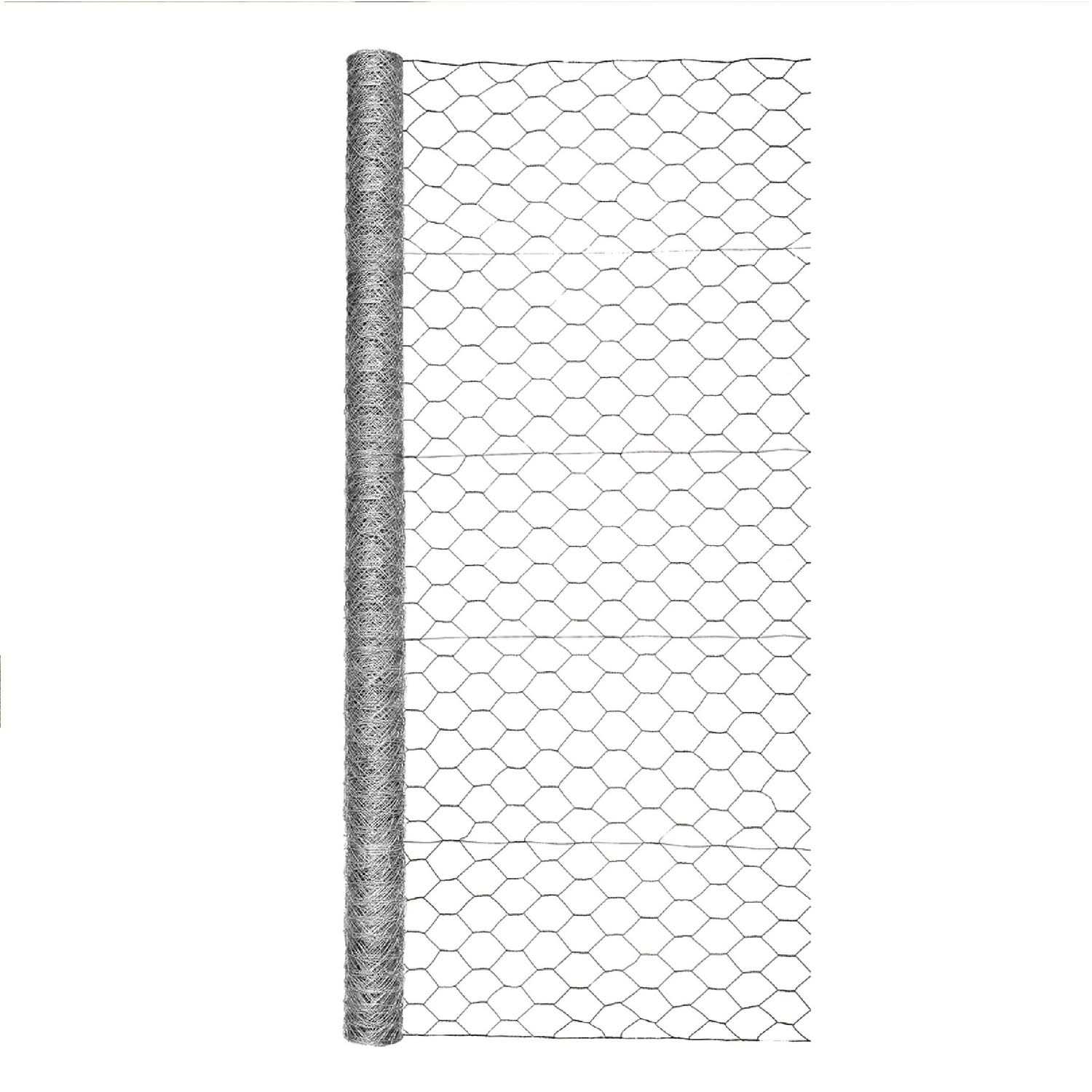 Garden Zone 40 in. x 50 ft. Galvanized Rabbit Guard Wire Fence 344050 - Zenithce