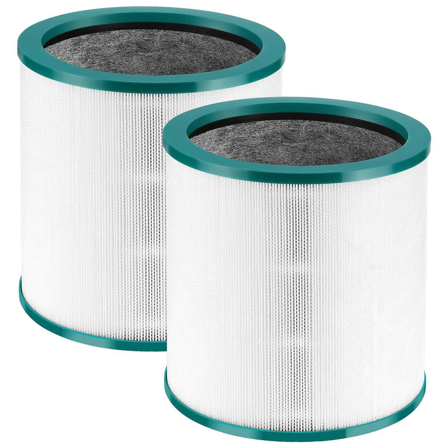 isinlive 2 Pack HP01 HP02 HEPA Filter Replacement Compatible with Dyson HP01 HP02 DP01 DP02 Desk Purifiers - Zenithce