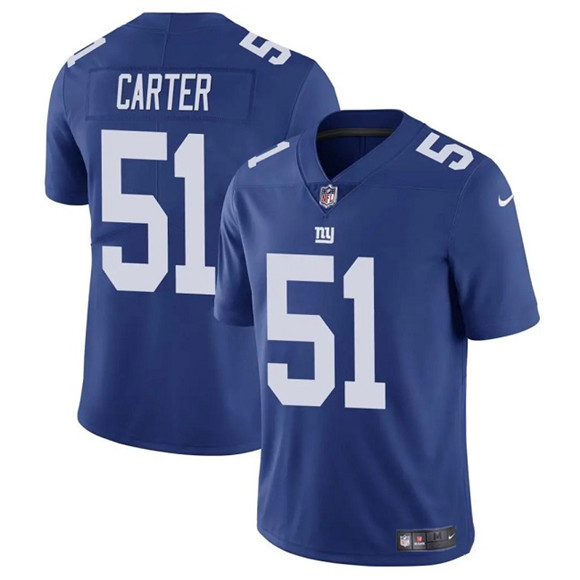 New York Giants #51 Abdul Carter Blue 2025 Vapor Untouchable Limited Stitched Jersey - Zenithce
