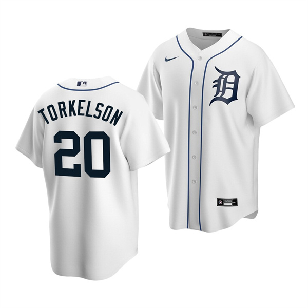 Detroit Tigers #20 Spencer Torkelson White Cool Base Stitched Jersey - Zenithce