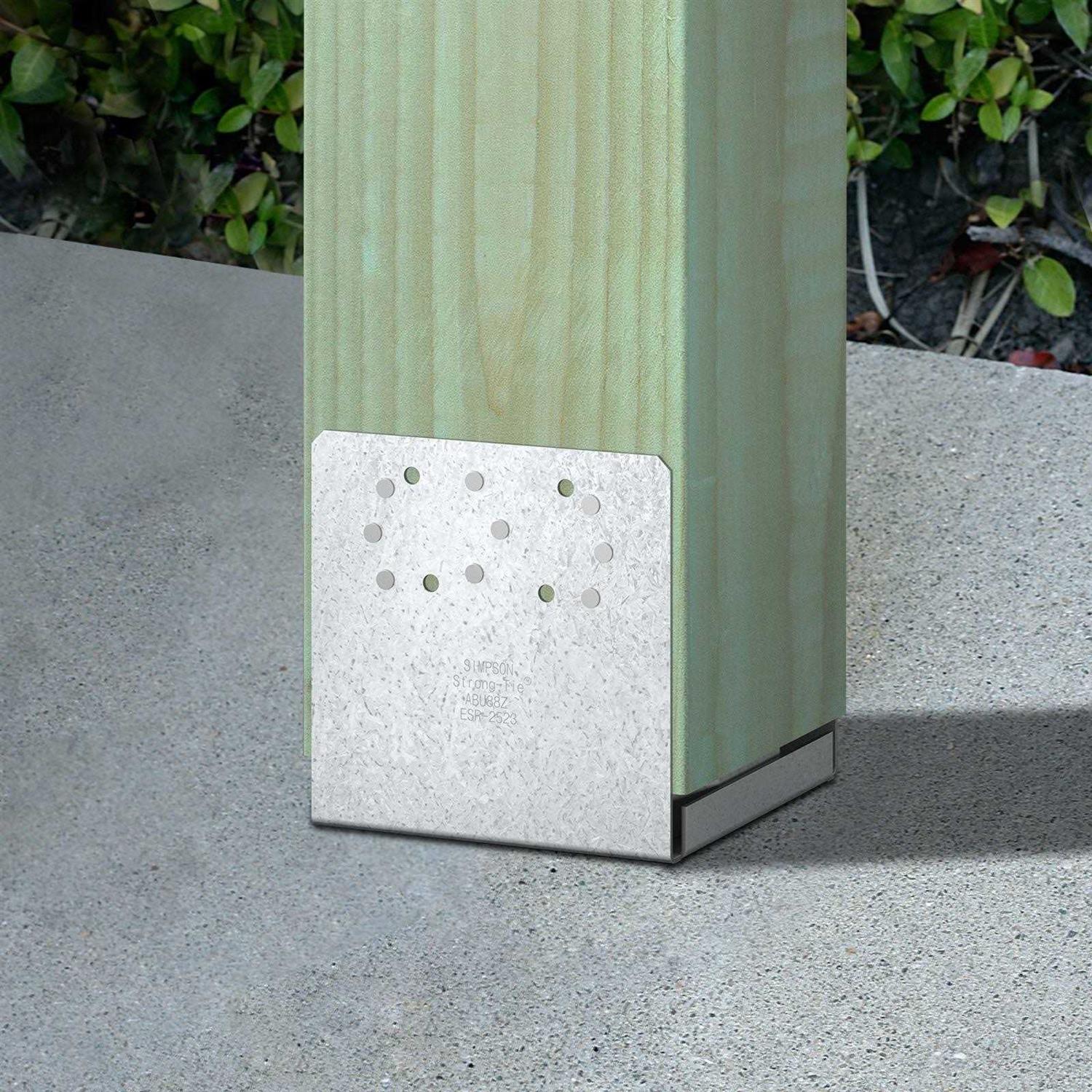 Simpson Strong-Tie ABU66Z ZMAX Post Base - Zenithce