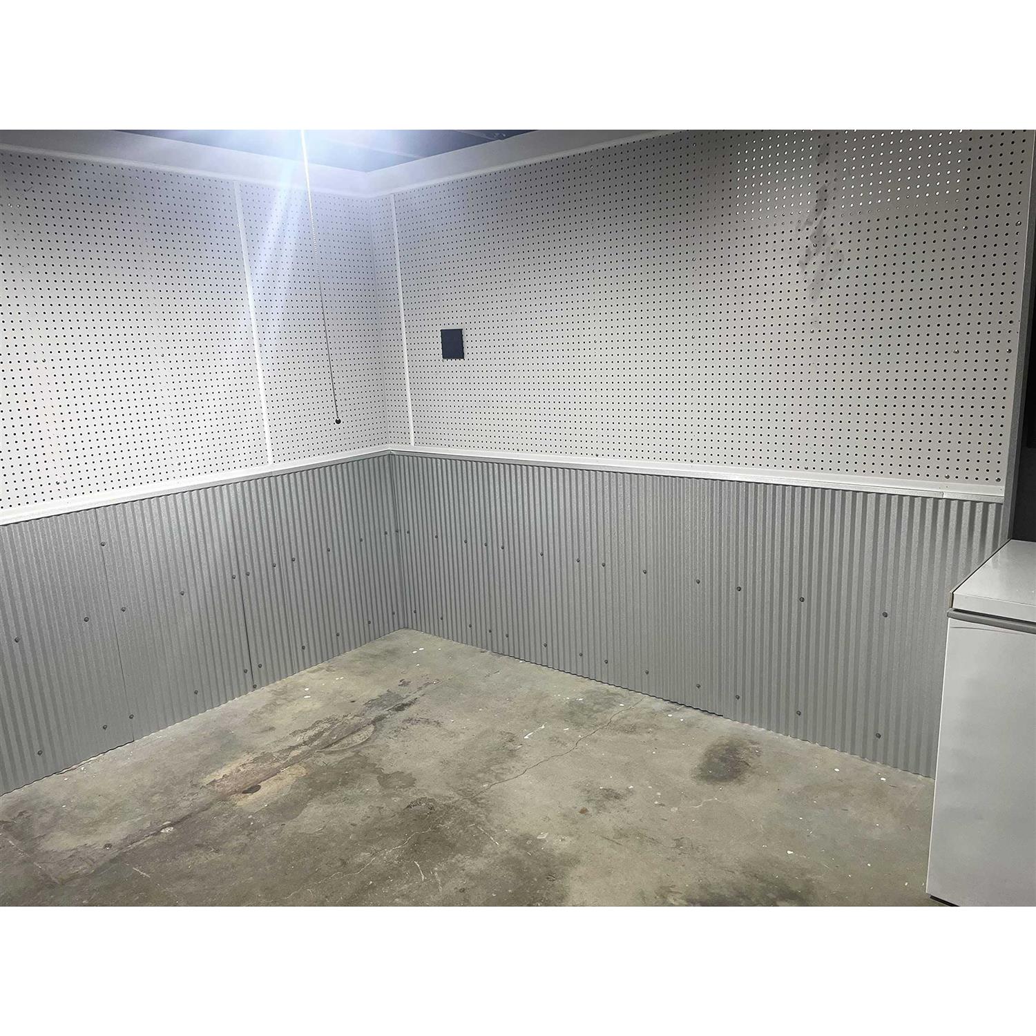 Dakota Tin 24W x 36H Colorado Corrugated Metal Wainscoting Panel - Zenithce