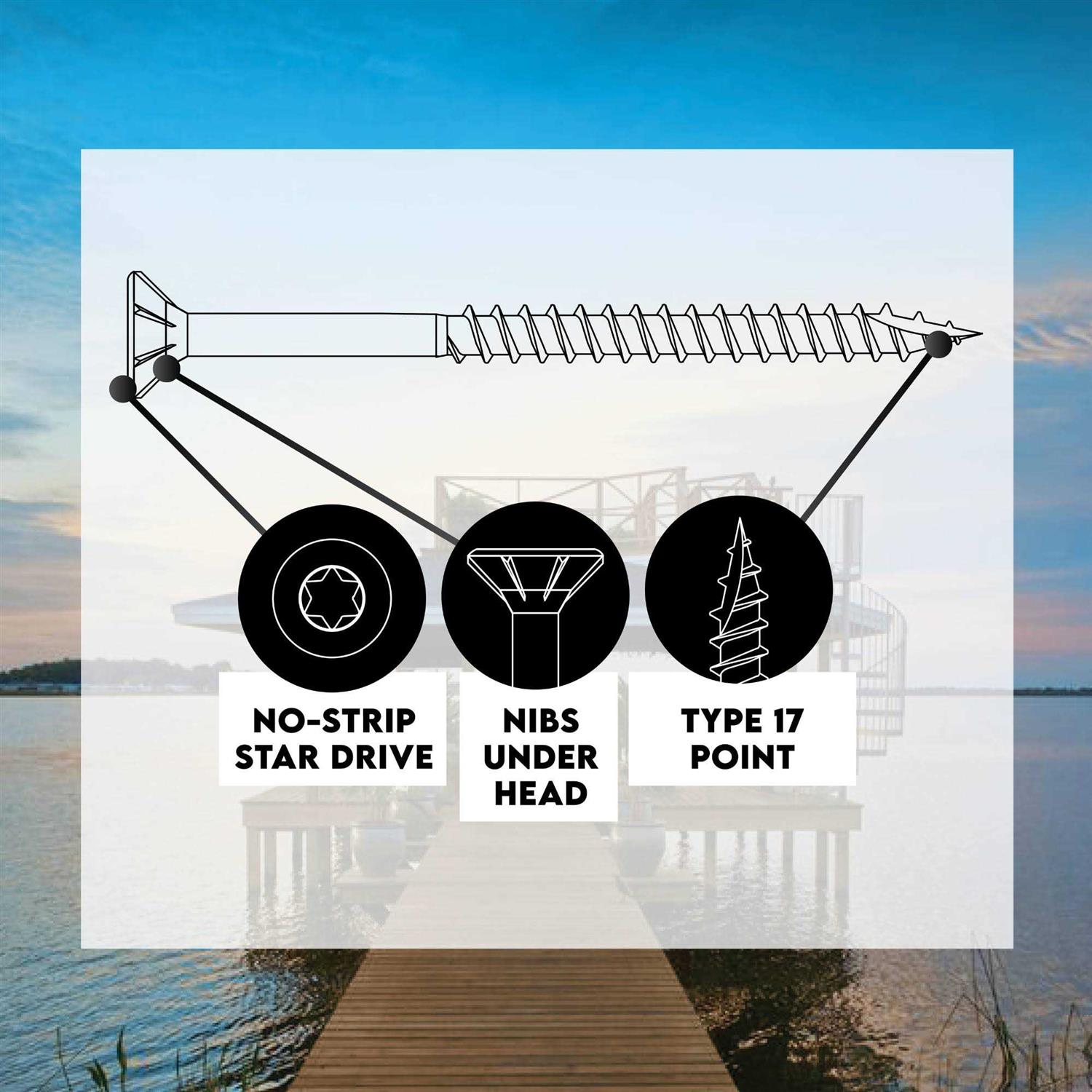 Stainless Steel Cable Railing Lag Stud - Zenithce