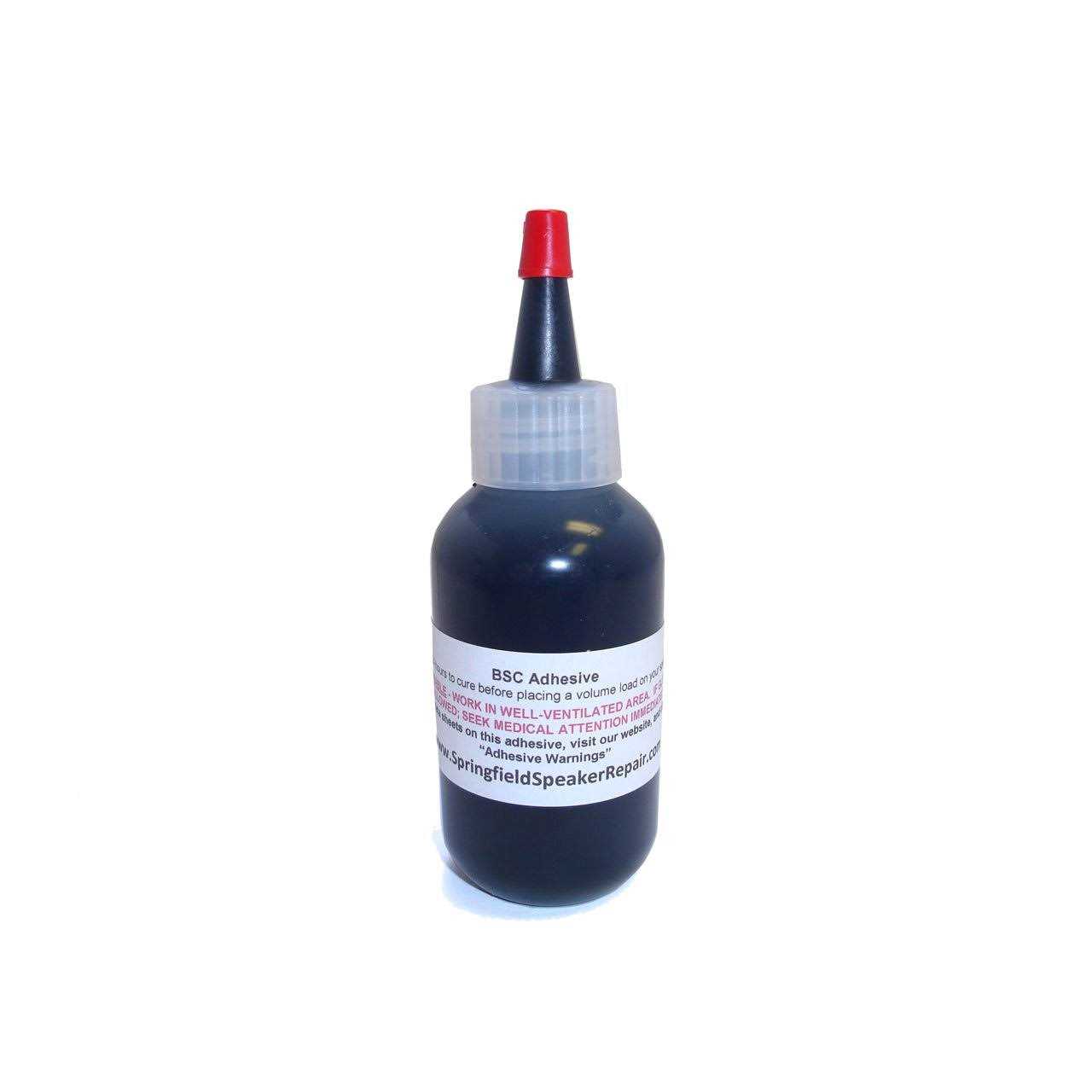 Pro-Grade Black Rubberized Speaker Repair Adhesive Glue - Zenithce