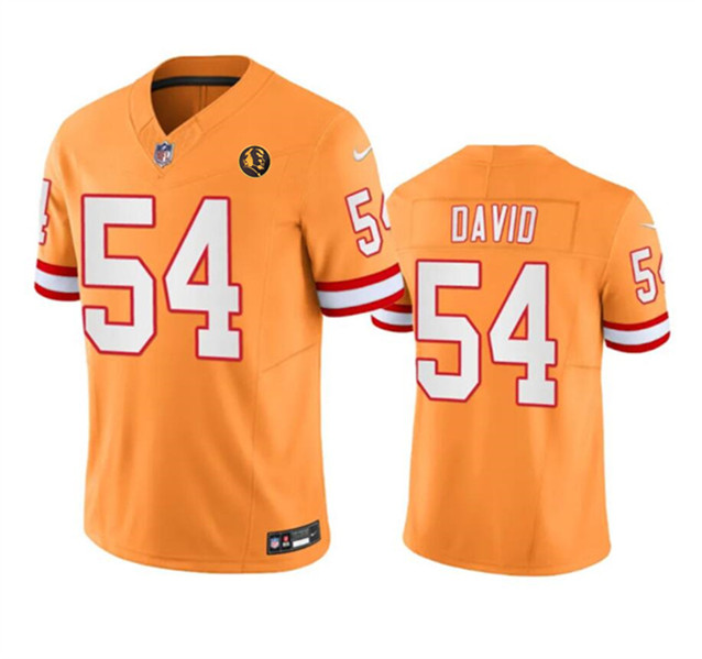 Tampa Bay Buccaneers #54 Lavonte David Orange 2023 F.U.S.E. Throwback With John Madden Patch Vapor Limited Stitched Jersey - Zenithce