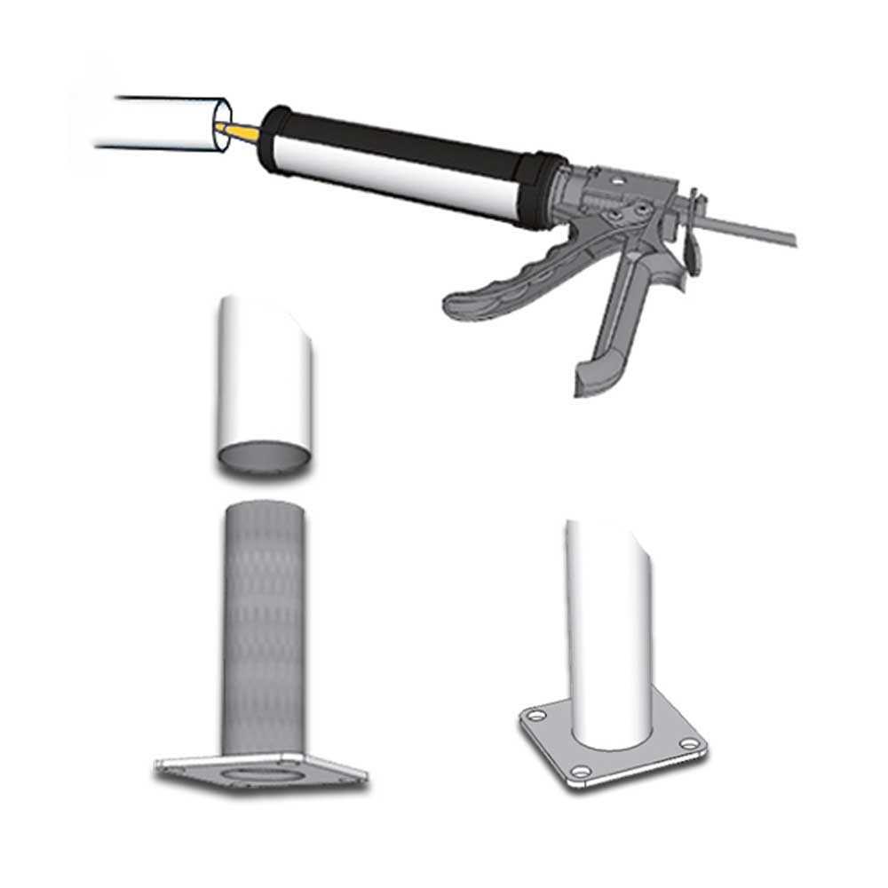 Pylex Spybase 178 for 1-7/8 in. Round Post - Zenithce