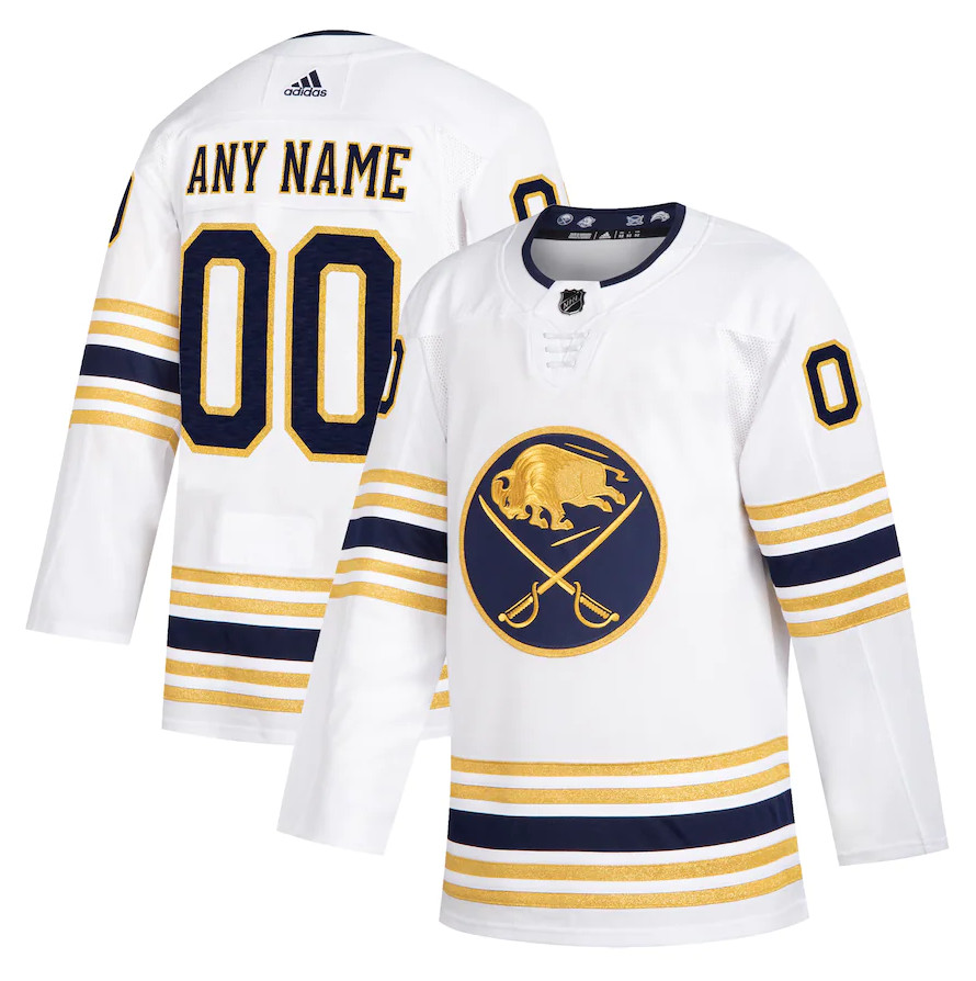 Adidas Buffalo Sabres Custom White Stitched Jersey - Zenithce