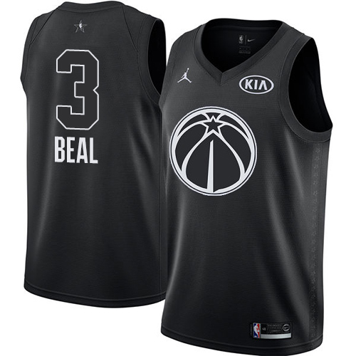 Wizards #3 Bradley Beal Black Jordan Swingman 2018 All-Star Game Jersey - Zenithce