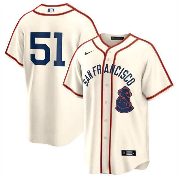 San Francisco Giants #51 Jung Hoo Lee Cream 2024 Rickwood Classic Stitched Jersey - Zenithce