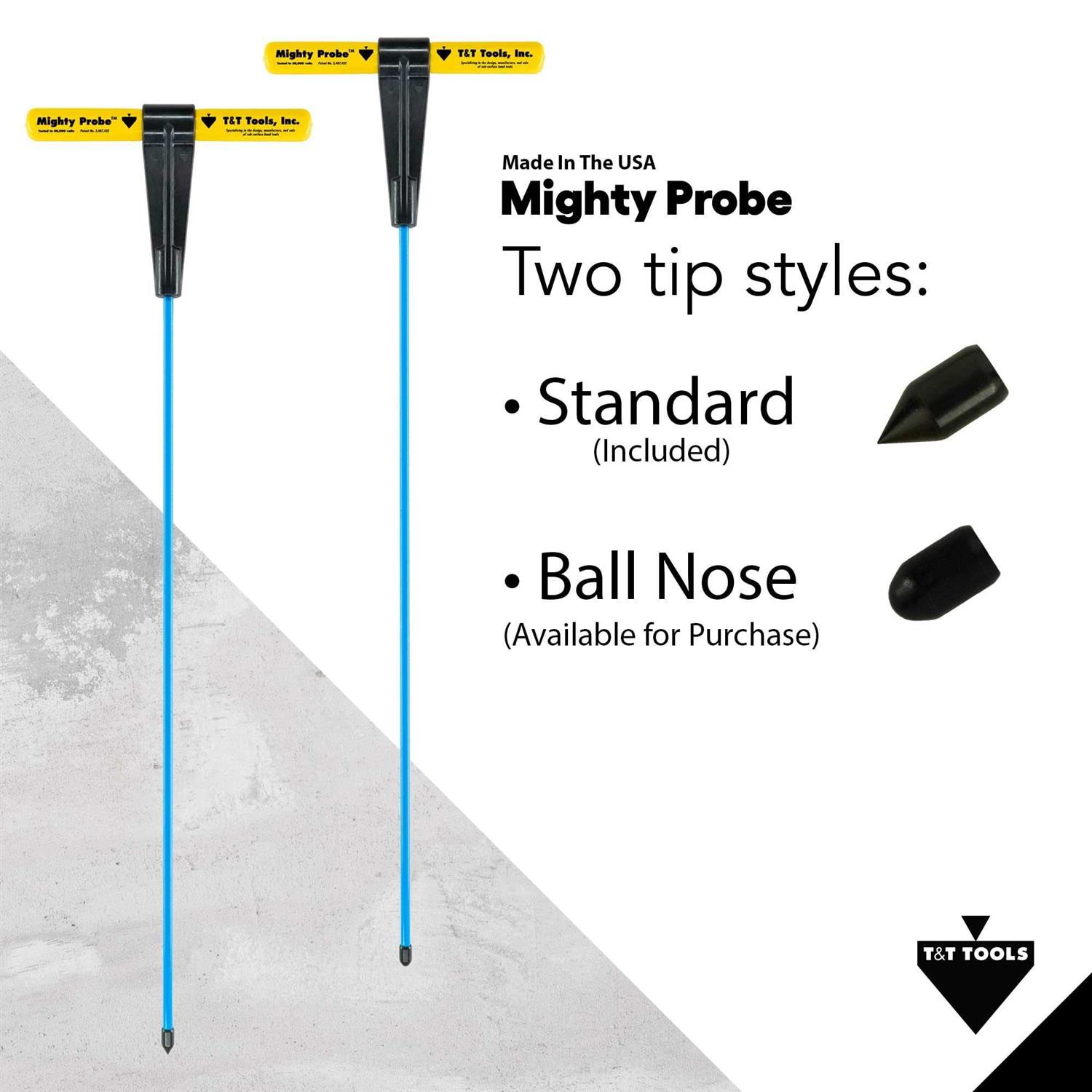 T&T Tools Mighty Probe Insulated Metal Soil Probe Long Overall - Zenithce