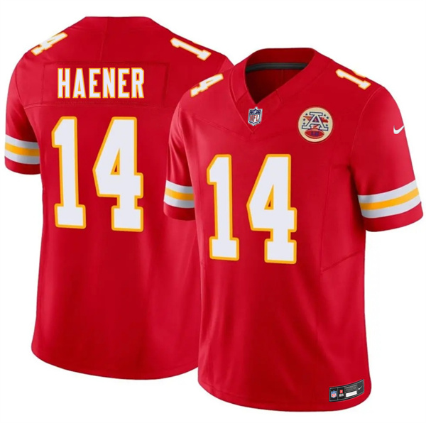 Kansas City Chiefs #14 Jake Haener Red 2026 F.U.S.E. Vapor Untouchable Limited Stitched Jersey - Zenithce