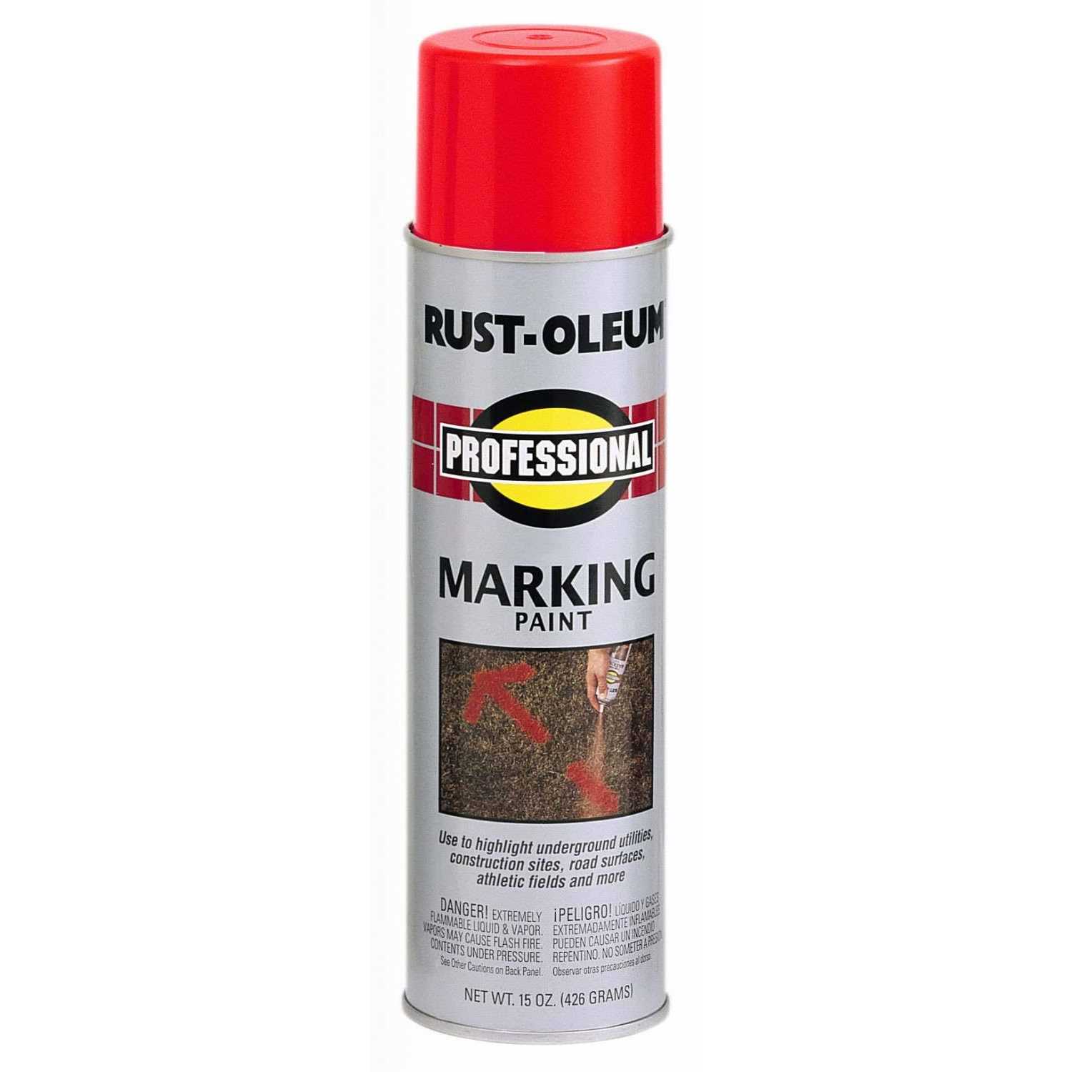 Rust-Oleum 15 oz Professional Inverted Marking Spray Paint - Zenithce