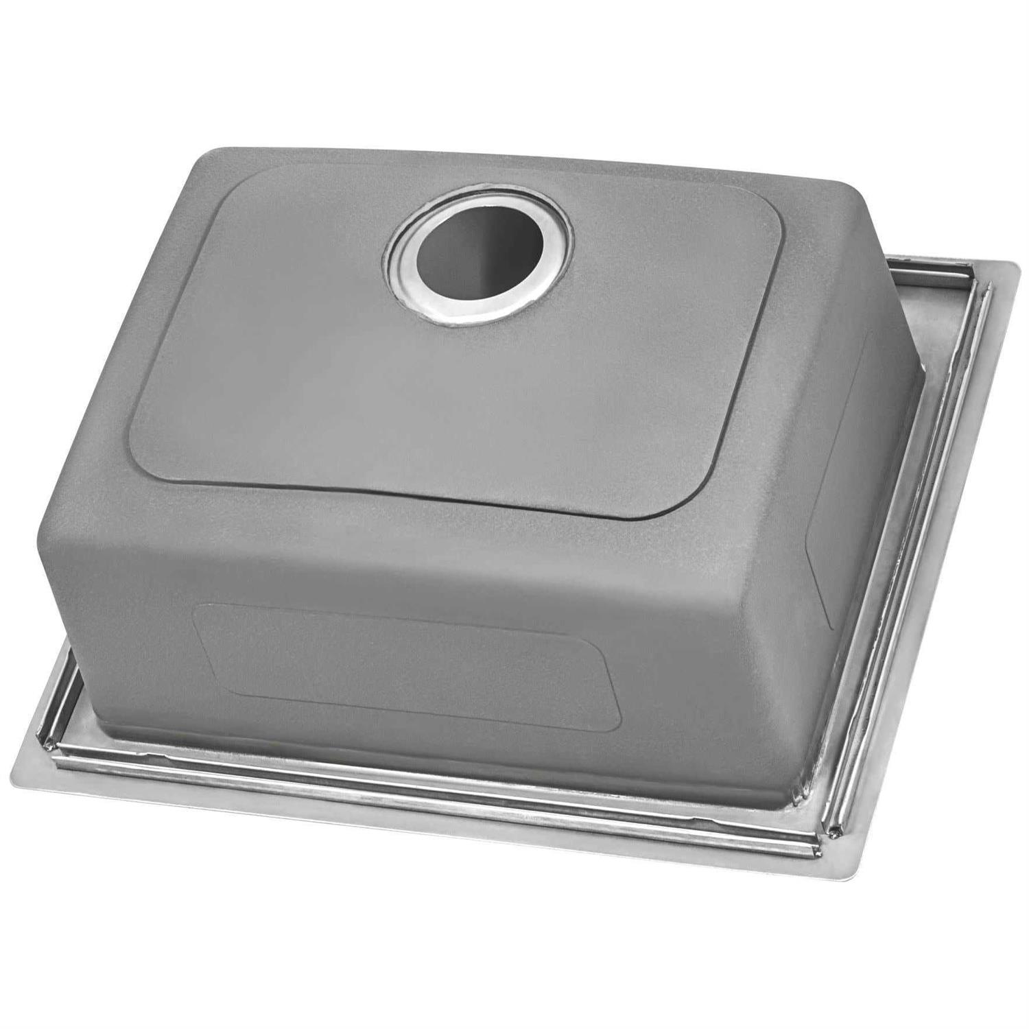 Ruvati 23 x 19 x 13 Deep Laundry Utility Workstation Sink Undermount RVU6320 - Zenithce