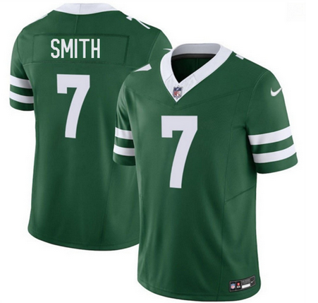New York Jets #7 Geno Smith Green 2025 F.U.S.E. Vapor Untouchable Limited Stitched Jersey - Zenithce