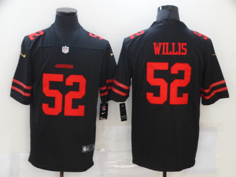 San Francisco 49ers #52 Patrick Willis Black Vapor Untouchable Limited Stitched Jersey - Zenithce