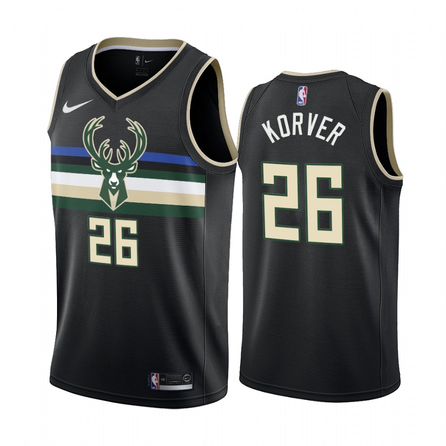 Bucks #26 Kyle Korver Black 2019-20 Statement Edition Jersey - Zenithce