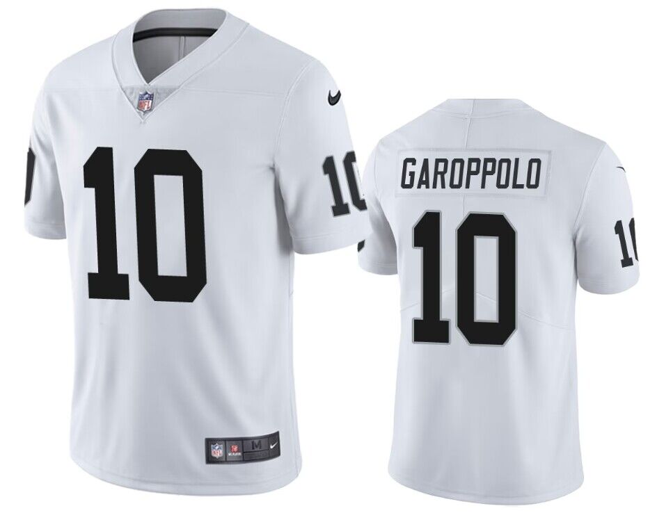 Las Vegas Raiders #10 Jimmy Garoppolo White Vapor Untouchable Stitched Jersey - Zenithce