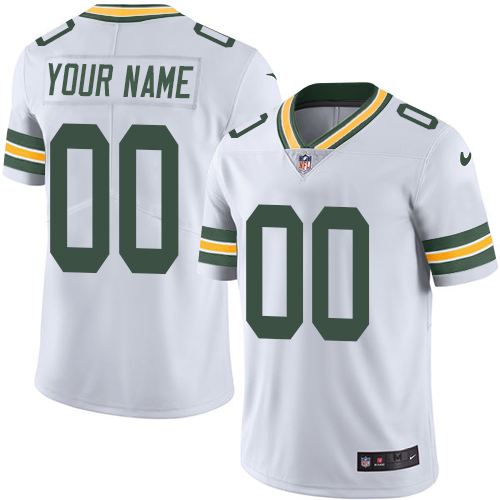 Packers Customized White Vapor Untouchable Limited Stitched Jersey - Zenithce