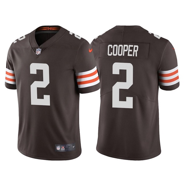 Cleveland Browns #2 Amari Cooper Brown Vapor Untouchable Limited Stitched Jersey - Zenithce