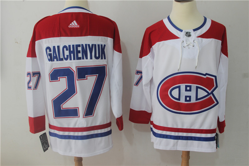 Montreal Canadiens #27 Alex Galchenyuk White Stitched Adidas Jersey - Zenithce