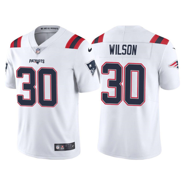New England Patriots #30 Mack Wilson White Vapor Untouchable Limited Stitched Jersey - Zenithce