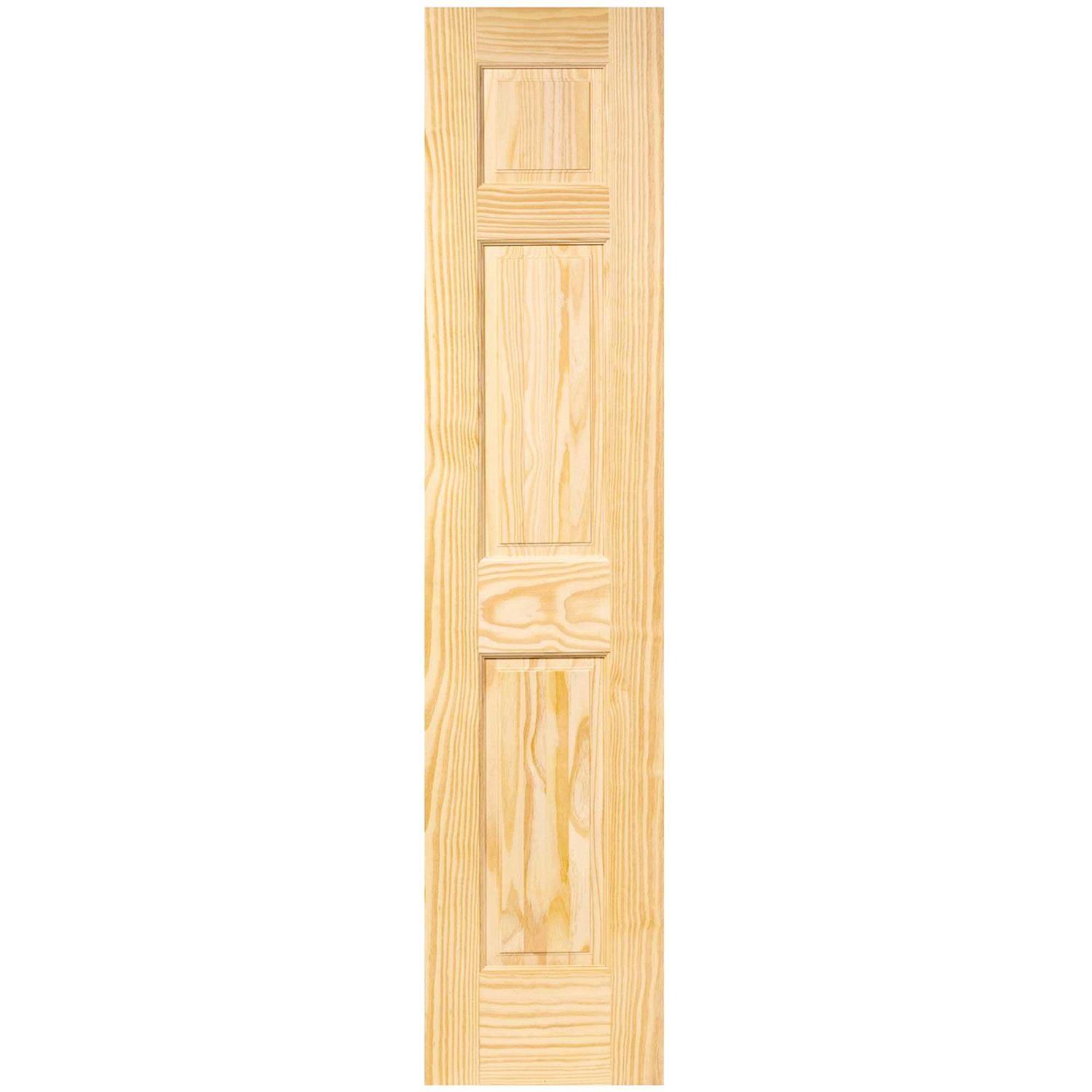Kimberly Bay 6-Panel Colonial Solid Pine Unfinished Interior Door Slab - Zenithce
