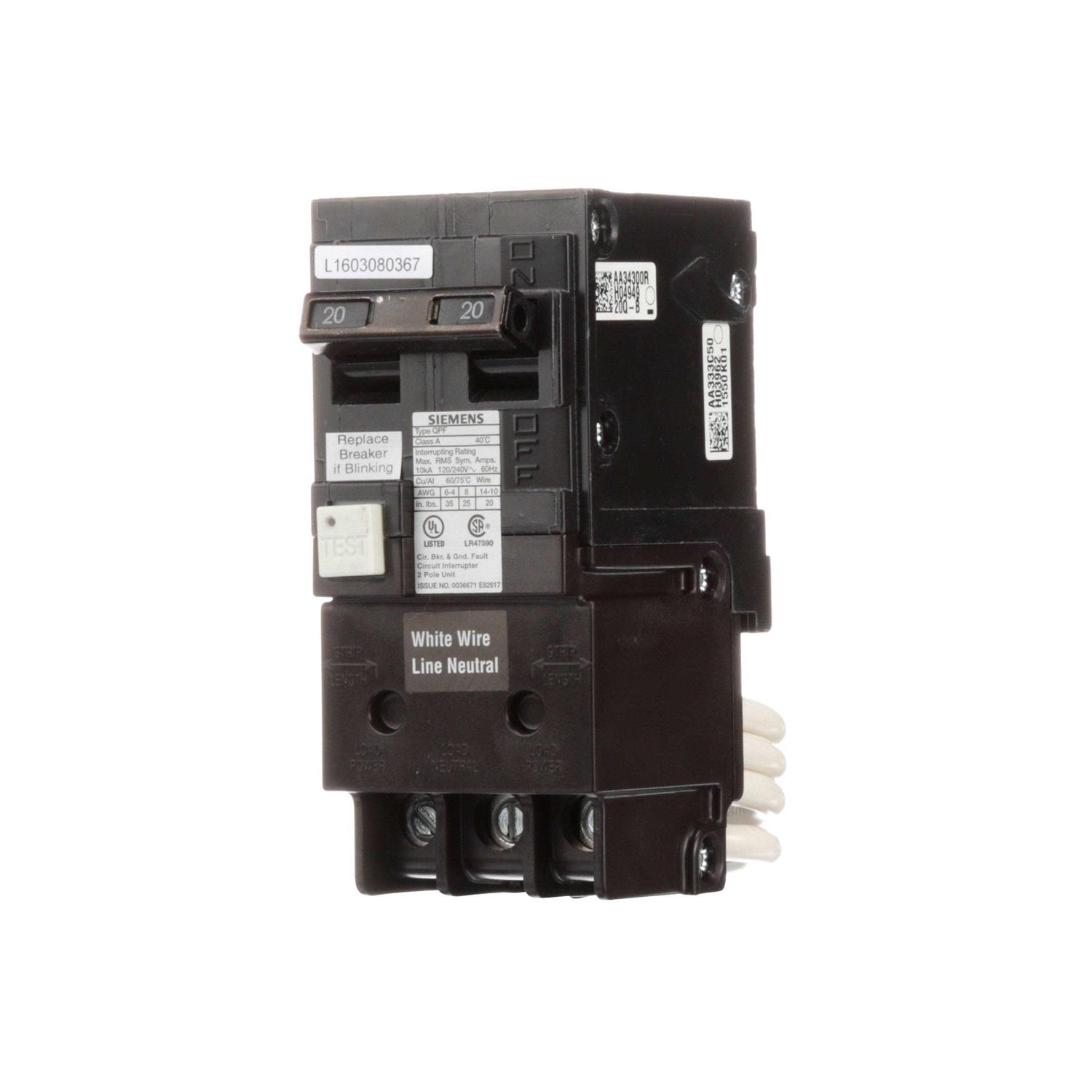 Siemens QN2200R 2 Pole Circuit Breaker - Zenithce