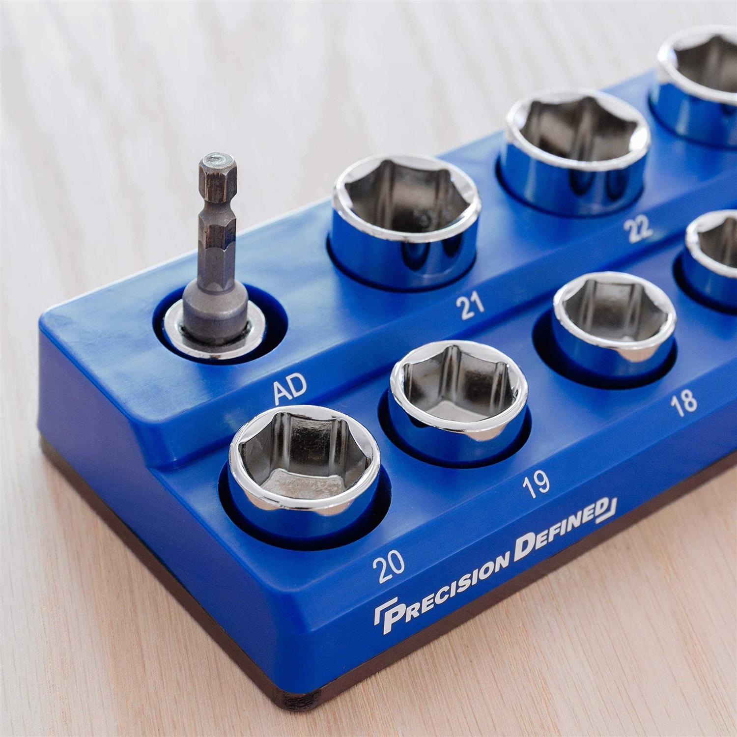 Precision Defined Magnetic Tool Socket Organizer Holder - Zenithce