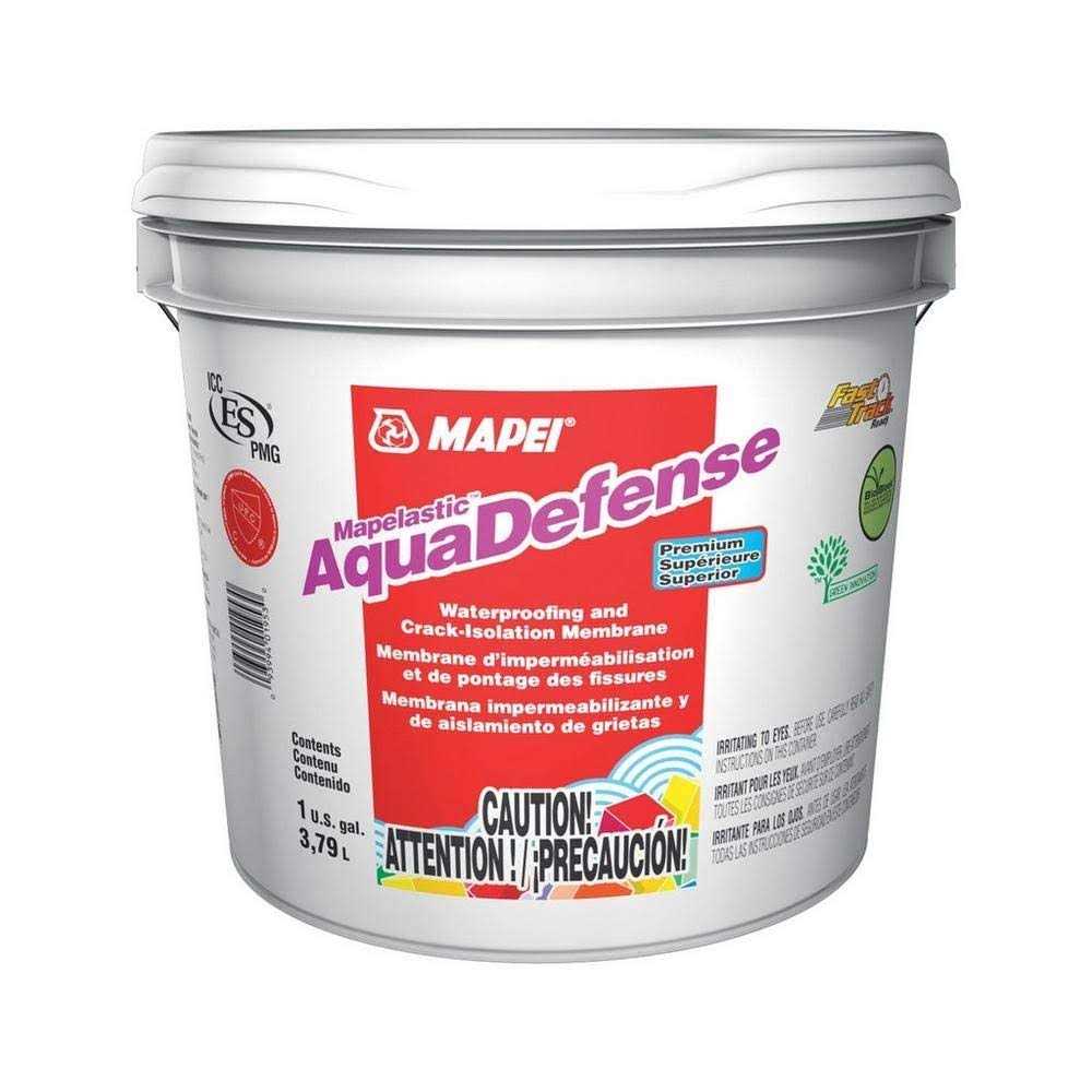 Mapei Mapelastic Aquadefense 5-Gallon Liquid Indoor or Outdoor Membrane - Zenithce