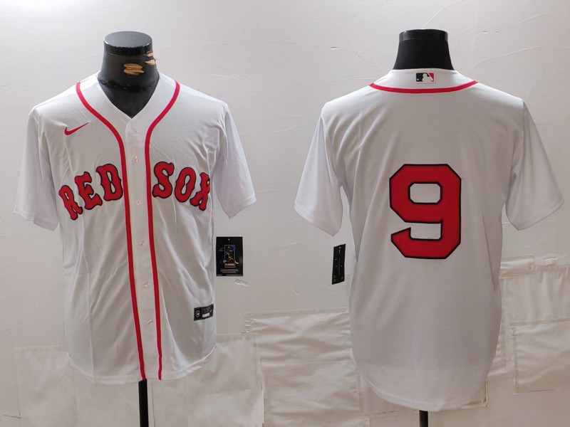 Boston Red Sox #9 Ted Williams White Stitched Jersey - Zenithce