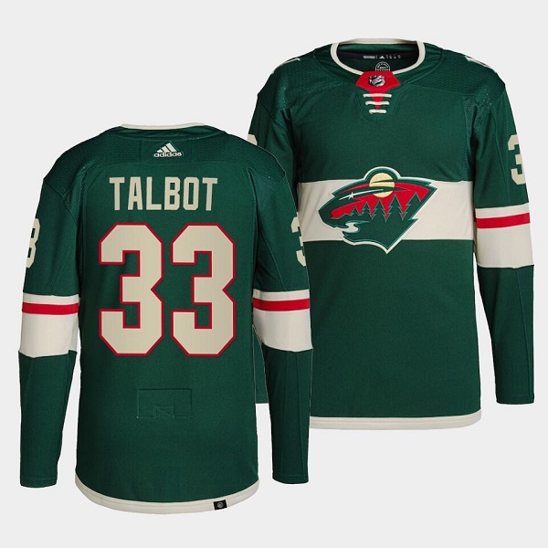Minnesota Wild #33 Cam Talbot Green Stitched Jersey - Zenithce