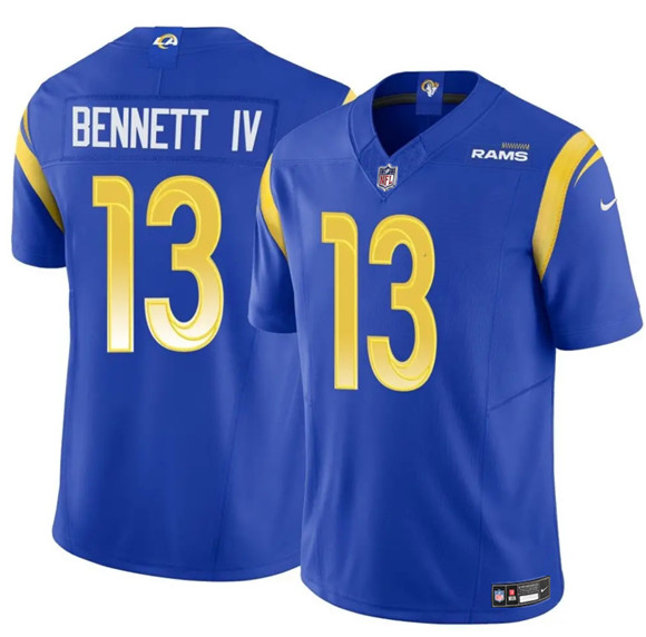 Los Angeles Rams #13 Stetson Bennett IV Blue 2024 F.U.S.E. Vapor Untouchable Football Stitched Jersey - Zenithce