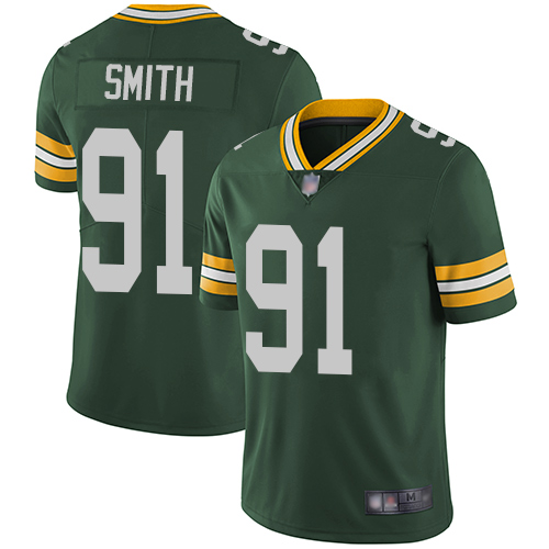 Green Bay Packers #91 Preston Smith Green Vapor Untouchable Stitched Limited Jersey - Zenithce