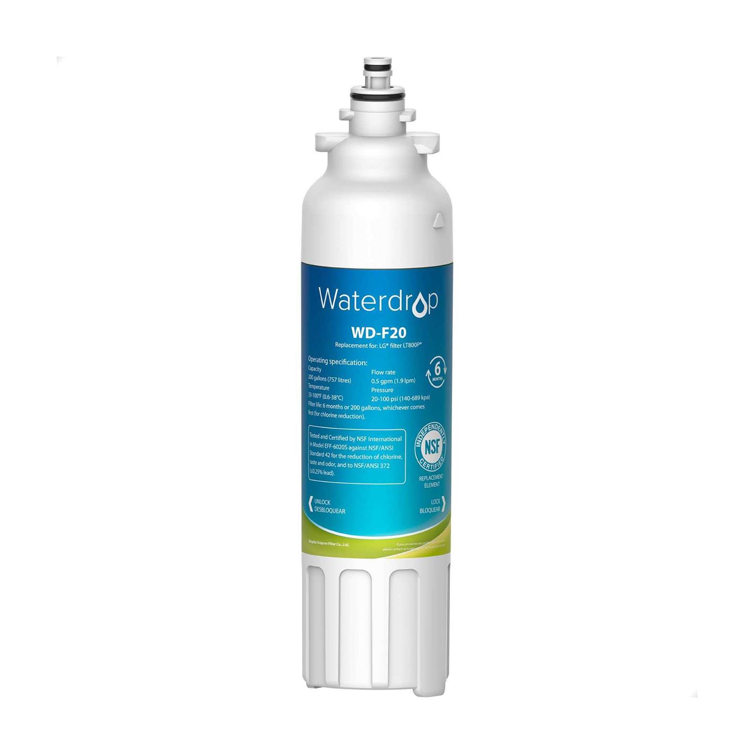 Waterdrop Adq73613401 Replacement for LG Lt800p - Zenithce