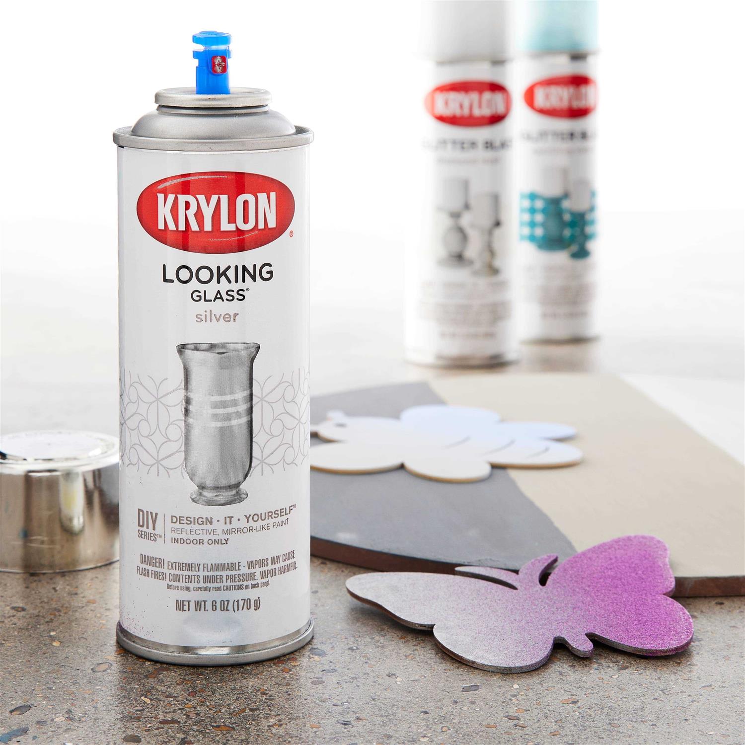 Krylon Latex Metallic Paint - Zenithce
