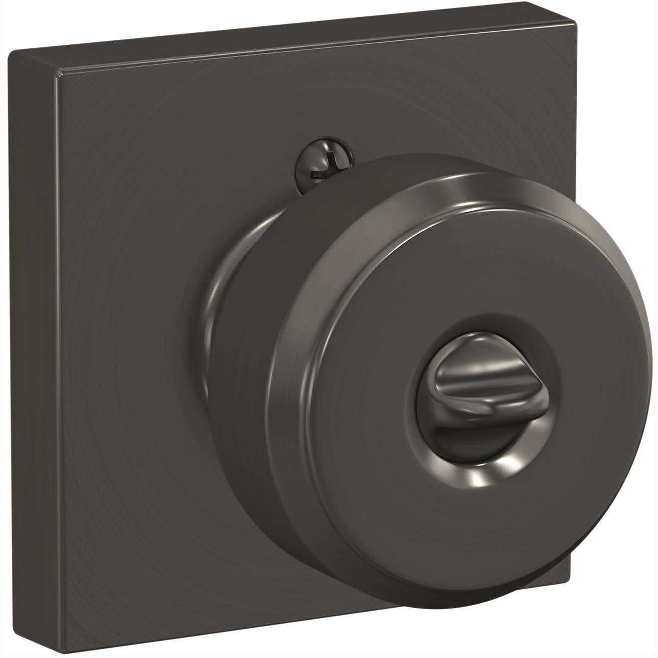 Schlage Bowery Keyed Entry Knob with Collins Trim F51ABWE - Zenithce