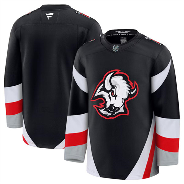 Buffalo Sabres Blank Black 2024-25 Alternate Stitched Jersey - Zenithce