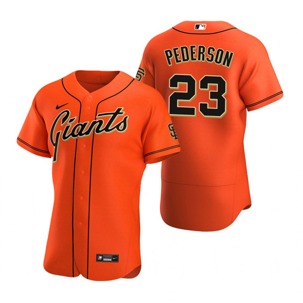 San Francisco Giants #23 Joc Pederson Orange Flex Base Stitched Jersey - Zenithce
