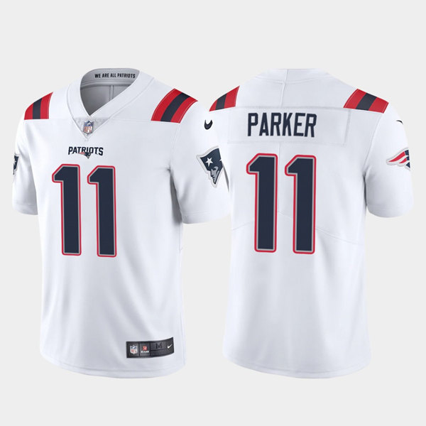 New England Patriots #11 DeVante Parker White Vapor Untouchable Limited Stitched Jersey - Zenithce