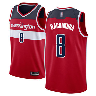 Wizards #8 Rui Hachimura Red Swingman Icon Edition Jersey - Zenithce