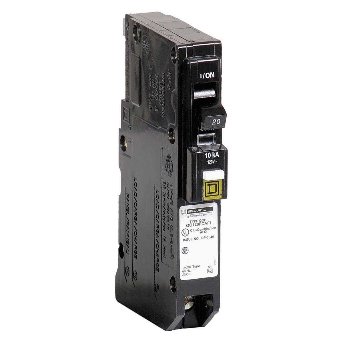 Square D QO120PAFGF 1 Pole Dual Function Circuit Breaker - Zenithce