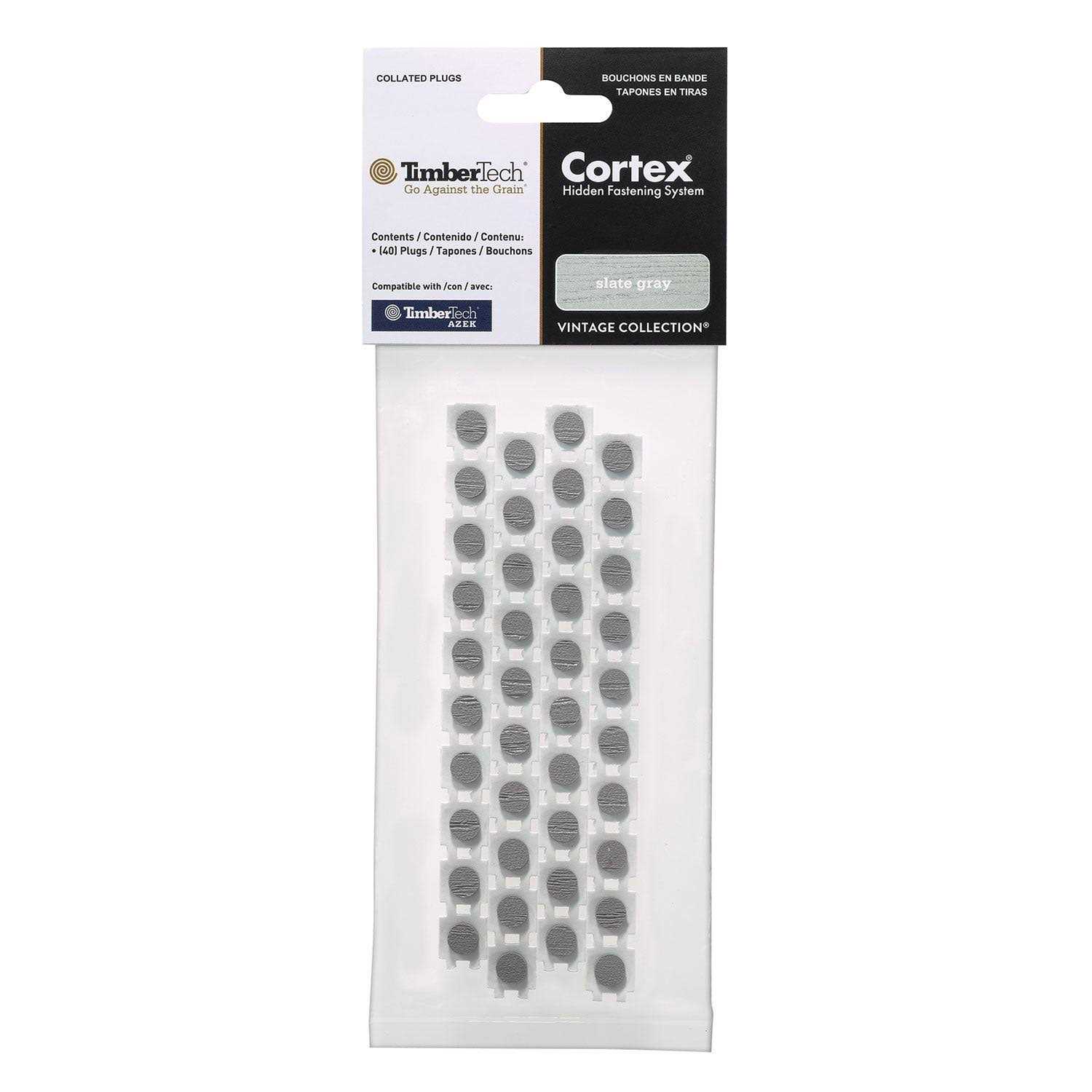 FastenMaster Collated Cortex Replacement Plugs for TimberTech Azek Decking - Zenithce