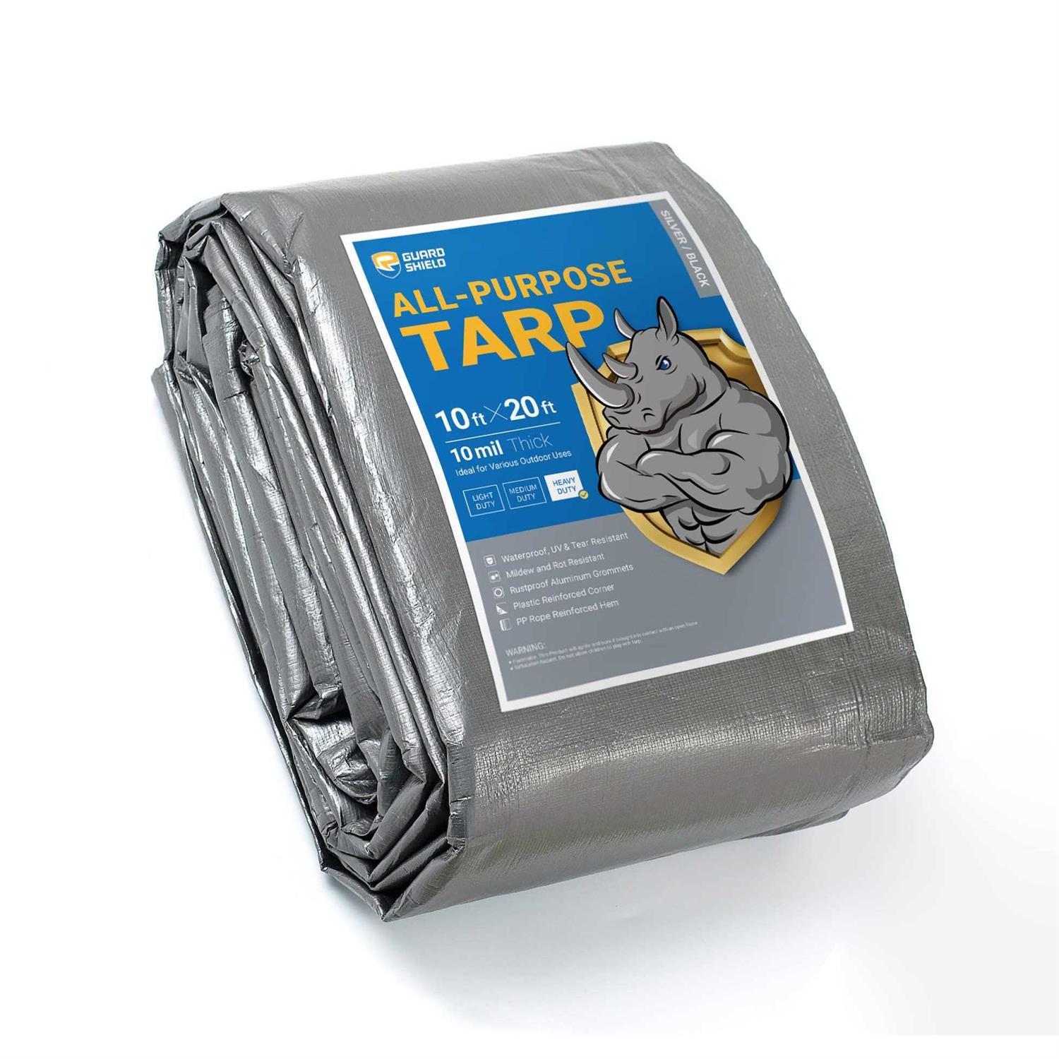 Guard Shield Tarp Multi Purpose Waterproof Poly Tarp Cover - Zenithce