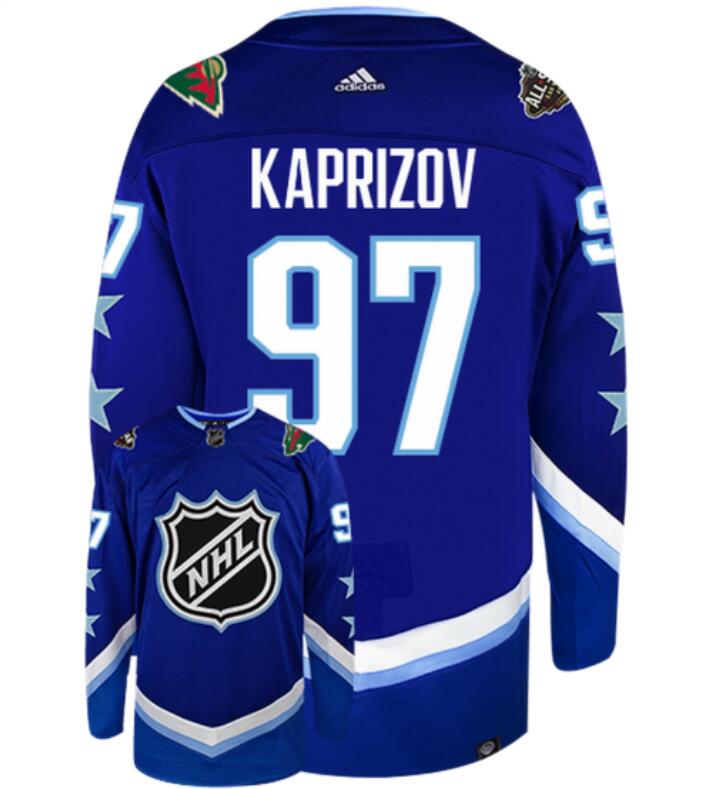 Minnesota Wild Custom 2022 NHL All-Star Game Western Conference Blue Stitched Jersey - Zenithce