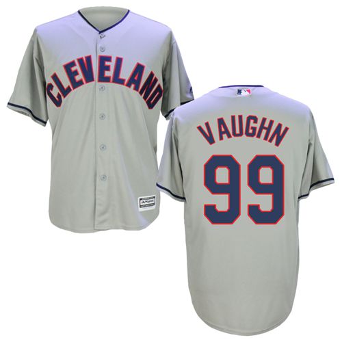 Indians #99 Ricky Vaughn Grey New Cool Base Stitched Jersey - Zenithce