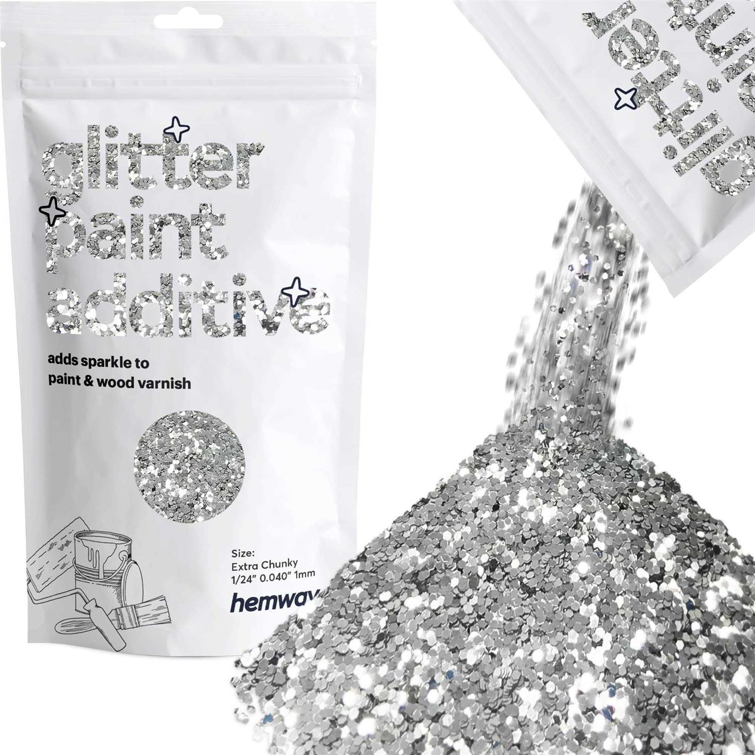Hemway Glitter Paint Additive Crystals for Acrylic Emulsion Paint - Zenithce
