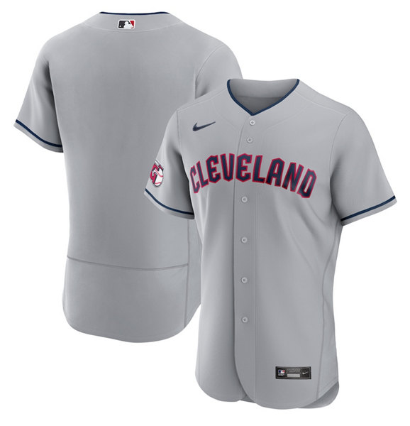 Cleveland Guardians Blank Gray Flex Base Stitched Jersey - Zenithce