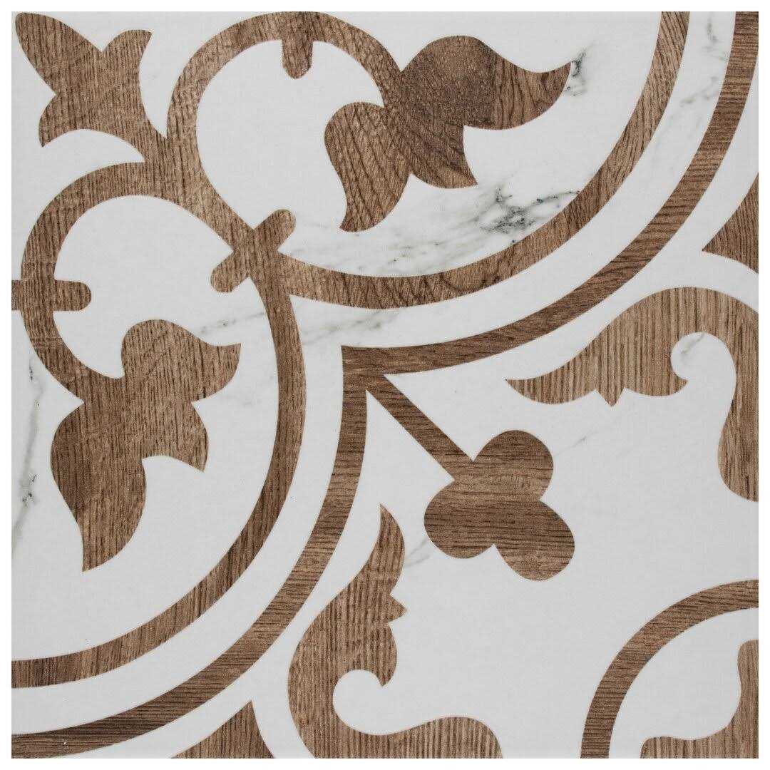 Llama Arte Loire 10 x 10 Porcelain Patterned Wall & Floor Tile Merola Tile - Zenithce